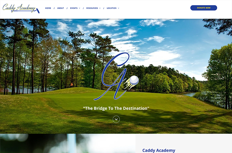 Caddy Academy Website