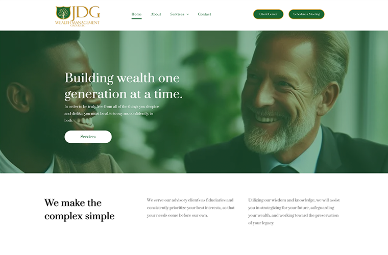 Grant Wealth Group Website