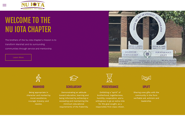 Nu Iota Chapter Website